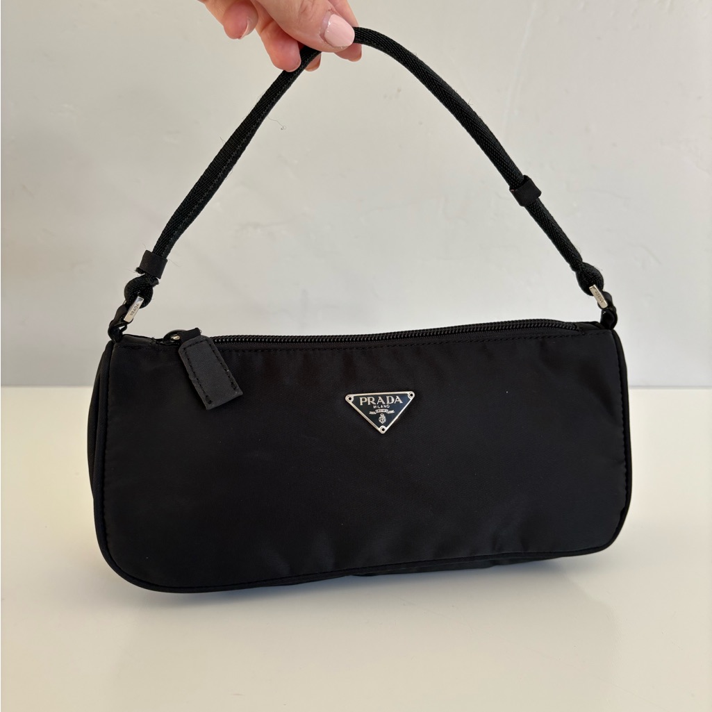 Auth Vtg Prada Nylon Bag